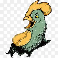 矢量卡通公鸡-空若网 矢量卡通公鸡-空若网