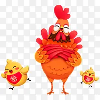卡通公鸡小鸡-空若网 卡通公鸡小鸡-空若网