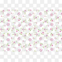 粉色矢量卡通背景素材-空若网 粉色矢量卡通背景素材-空若网