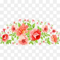 小清新卡通手绘粉色花朵-空若网 小清新卡通手绘粉色花朵-空若网