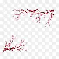梅花树枝-空若网 梅花树枝-空若网