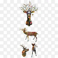 手绘小鹿-空若网 手绘小鹿-空若网