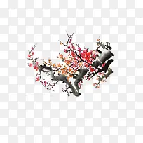 手绘的梅花-空若网 手绘的梅花-空若网