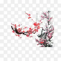 手绘梅树-空若网 手绘梅树-空若网