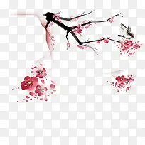 梅花png矢量素材-空若网 梅花png矢量素材-空若网