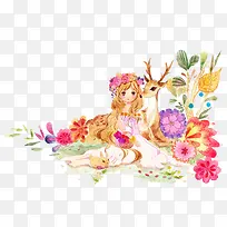 手绘美女-空若网 手绘美女-空若网