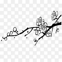 水墨梅花-空若网 水墨梅花-空若网