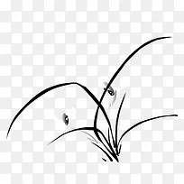 水墨小草-空若网 水墨小草-空若网