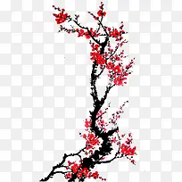 绘画梅花插画设计-空若网 绘画梅花插画设计-空若网