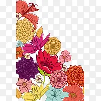 卡通手绘花卉-空若网 卡通手绘花卉-空若网