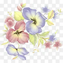 水彩花卉素材装饰素材-空若网 水彩花卉素材装饰素材-空若网