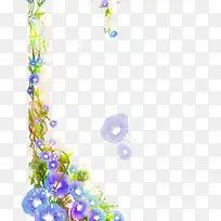 水彩花卉藤蔓-空若网 水彩花卉藤蔓-空若网