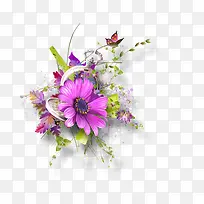 水彩花草素材矢量花草素材-空若网 水彩花草素材矢量花草素材-空若网