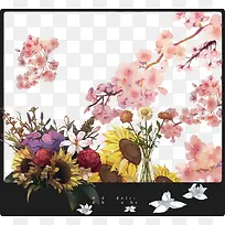 矢量花朵-空若网 矢量花朵-空若网