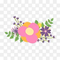 卡通手绘春天花卉-空若网 卡通手绘春天花卉-空若网