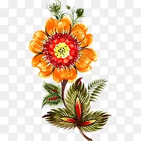 手绘花卉装饰-空若网 手绘花卉装饰-空若网