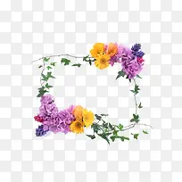 花形边框-空若网 花形边框-空若网