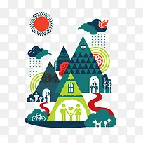 创意插画-空若网 创意插画-空若网