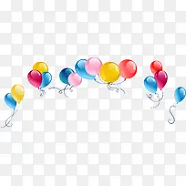 节日彩色气球-空若网 节日彩色气球-空若网