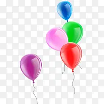 卡通彩色节日气球-空若网 卡通彩色节日气球-空若网