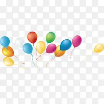 节日缤纷彩色气球-空若网 节日缤纷彩色气球-空若网