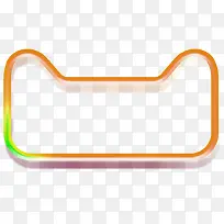 橙色简约天猫边框纹理-空若网 橙色简约天猫边框纹理-空若网