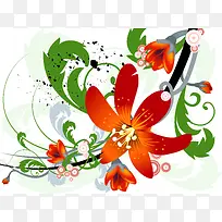 花朵插画-空若网 花朵插画-空若网