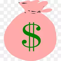 美元签名美元剪贴画-钱袋-空若网 美元签名美元剪贴画-钱袋-空若网