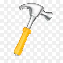 黄色锤子PNG矢量-空若网 黄色锤子PNG矢量-空若网