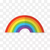 墙面贴纸彩色彩虹-空若网 墙面贴纸彩色彩虹-空若网