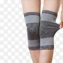 产品实物灰色护膝-空若网 产品实物灰色护膝-空若网