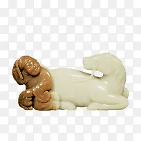 玉雕马-空若网 玉雕马-空若网