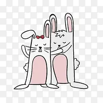卡通兔子PNG下载-空若网 卡通兔子PNG下载-空若网