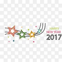 2017新年装饰矢量免抠素材-空若网 2017新年装饰矢量免抠素材-空若网