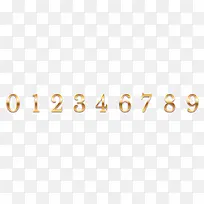 金色周年纪念数字设计矢量图-空若网 金色周年纪念数字设计矢量图-空若网