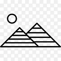 埃及金字塔图标-空若网 埃及金字塔图标-空若网
