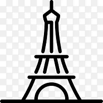 埃菲尔铁塔图标-空若网 埃菲尔铁塔图标-空若网