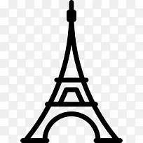埃菲尔铁塔图标-空若网 埃菲尔铁塔图标-空若网