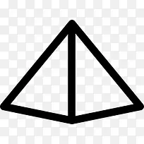 金字塔一个黑暗的一面图标-空若网 金字塔一个黑暗的一面图标-空若网