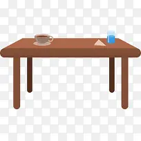 矢量手绘卡通桌子-空若网 矢量手绘卡通桌子-空若网