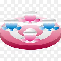 卡通咖啡桌-空若网 卡通咖啡桌-空若网