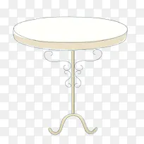 手绘圆桌子-空若网 手绘圆桌子-空若网
