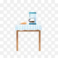 卡通桌子上的咖啡-空若网 卡通桌子上的咖啡-空若网
