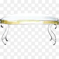 手绘黄色可爱桌子-空若网 手绘黄色可爱桌子-空若网