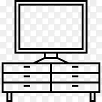 电视家具图标-空若网 电视家具图标-空若网