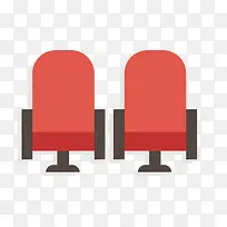 椅子卡通矢量素材-空若网 椅子卡通矢量素材-空若网