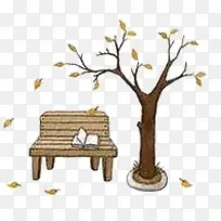 卡通树椅子素材-空若网 卡通树椅子素材-空若网