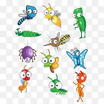 昆虫卡通-空若网 昆虫卡通-空若网