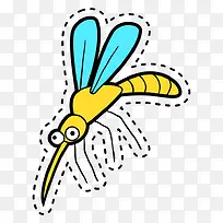 手绘蚊子-空若网 手绘蚊子-空若网