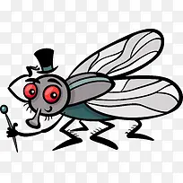 矢量手绘蚊子-空若网 矢量手绘蚊子-空若网